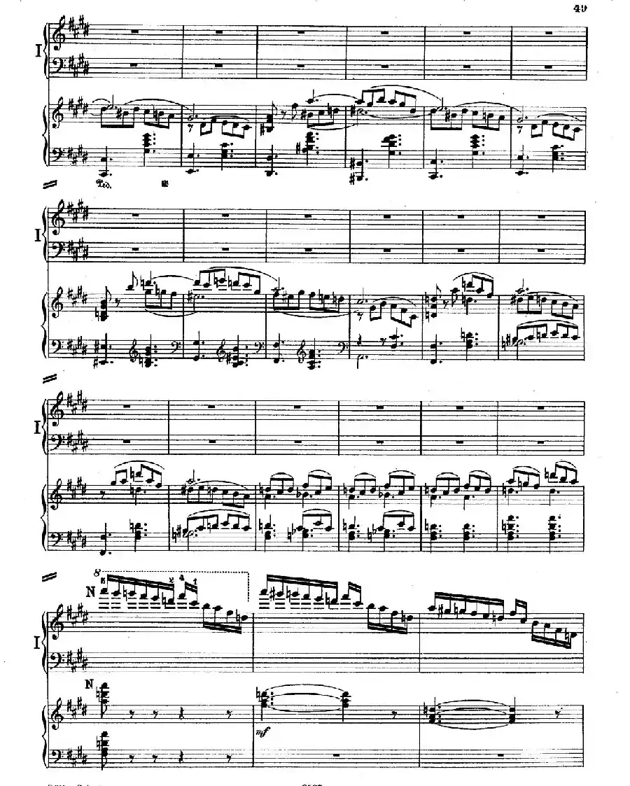 Piano Concerto in E Major Op.59（E大调钢琴协奏曲·双钢琴·第三乐章）