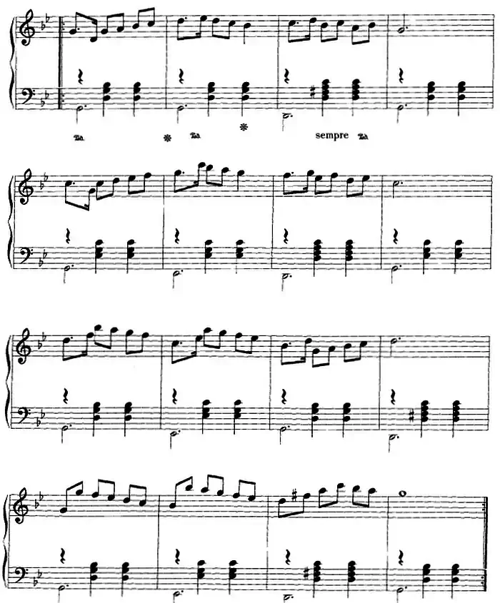 钢琴小品:圆舞曲