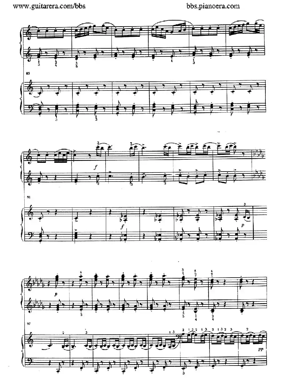 Zaslyszana Melodyjka（偶闻的小调·四手联弹）