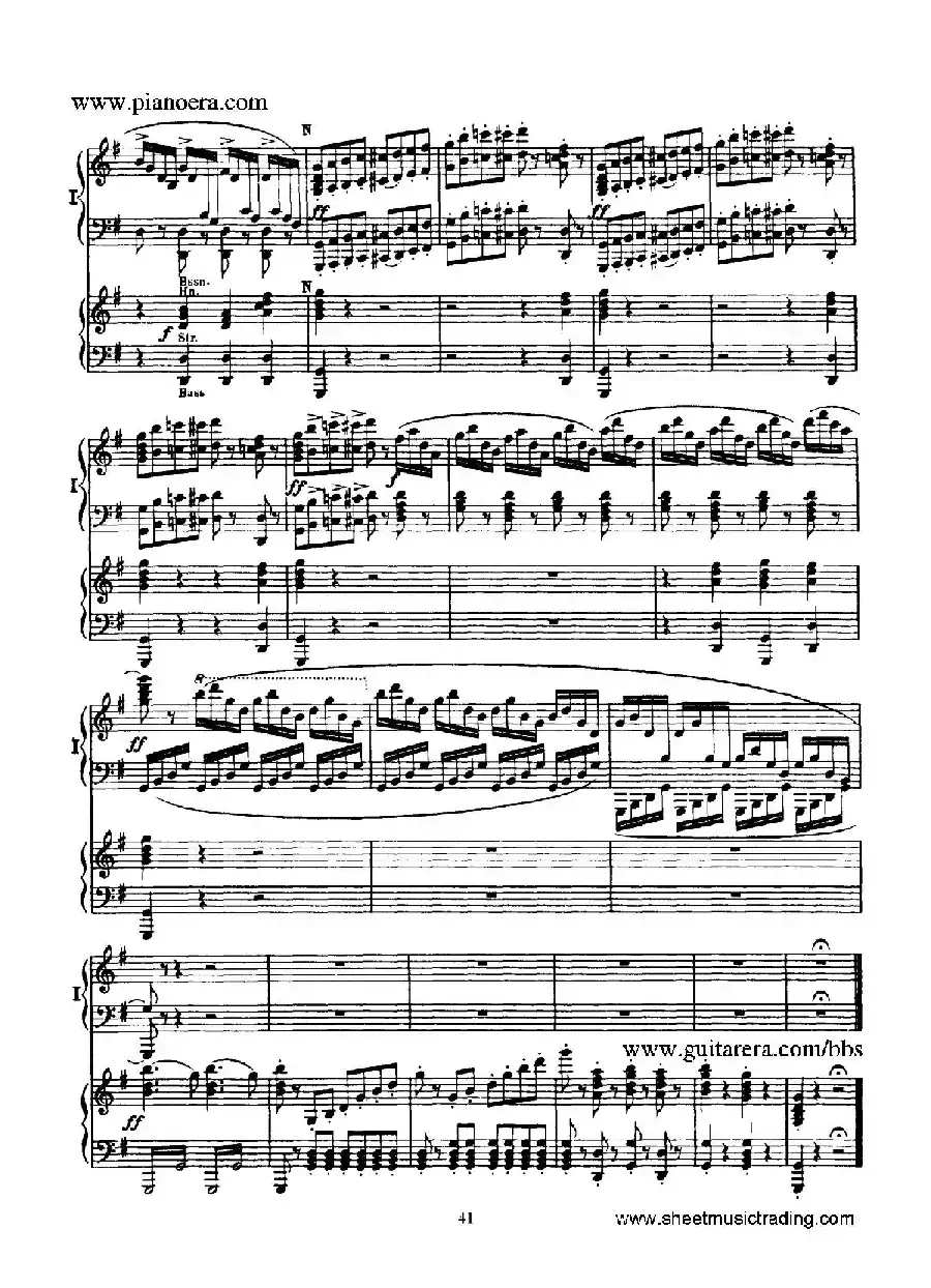 Piano Concerto No.1 in g Minor Op.25（g小调第一钢琴协奏曲·双钢琴）
