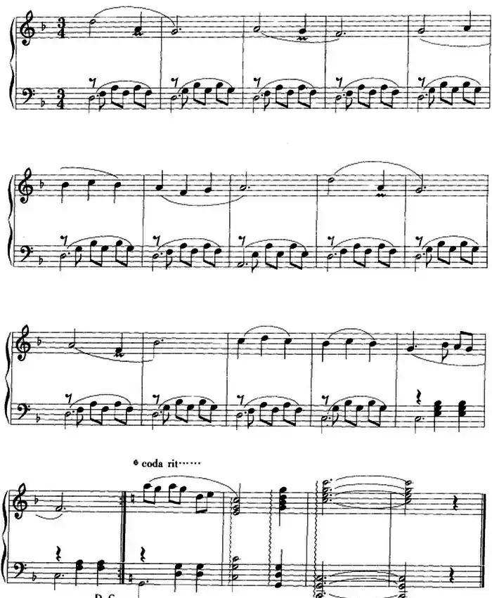 钢琴小品:小鸟飞