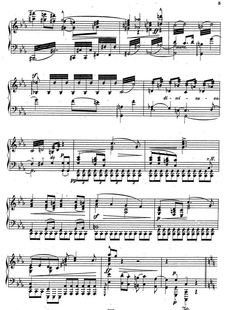 Nachtstücke Op·28（4首夜曲·1）