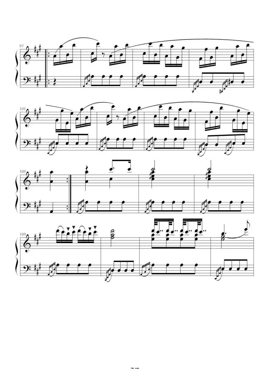 土耳其进行曲（莫扎特曲、魔鬼的枷锁制谱版）