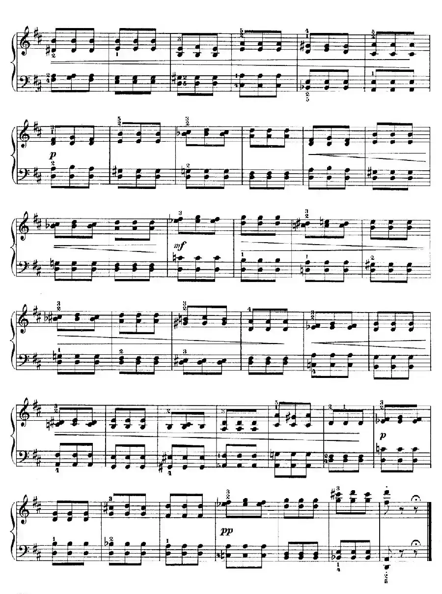 Album for the Young Op.39（儿童钢琴曲集）（4. 小骑士 Little horseman）