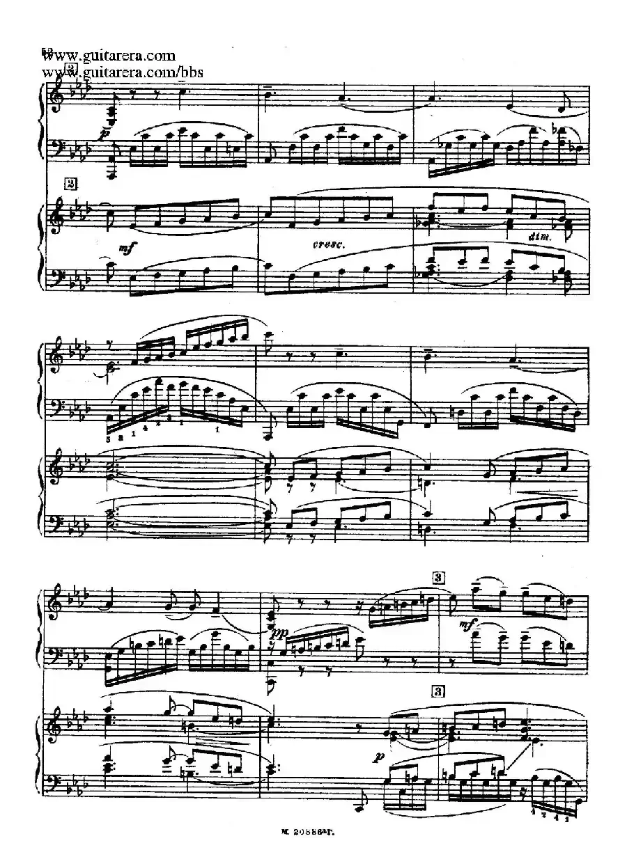 第二双钢琴组曲 Suite for Two Pianos No.2 Op.17（3. 浪漫曲 Romance）