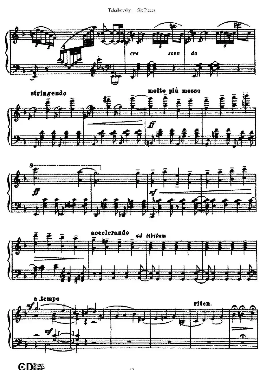 Six Pieces Op.51（6首小品·5）