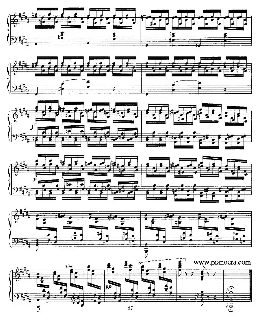 15 Etudes de Vortuosite Op.72（15首辉煌练习曲·15）