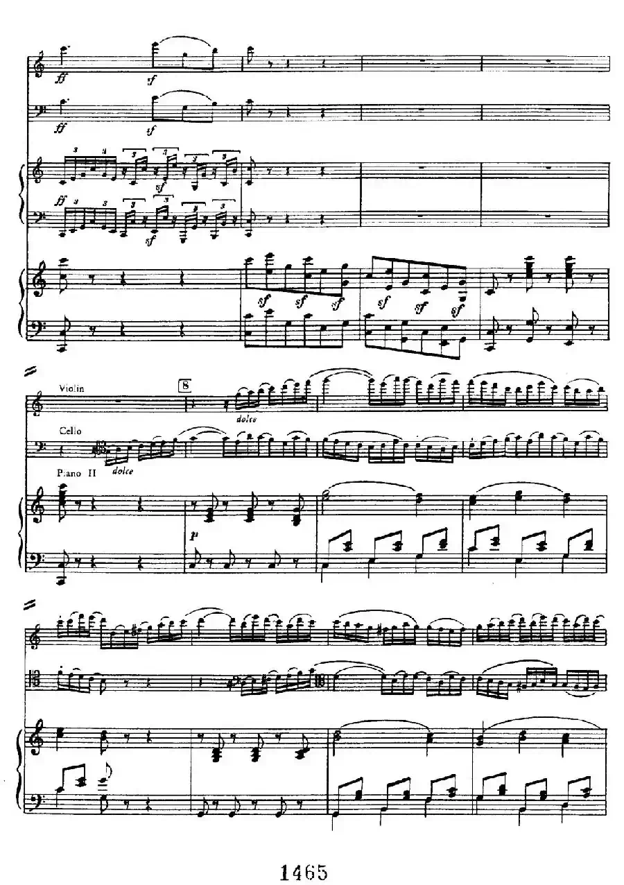 Triple Concerto in C Major Op.56（C大调三重协奏曲·双钢琴·Ⅲ）
