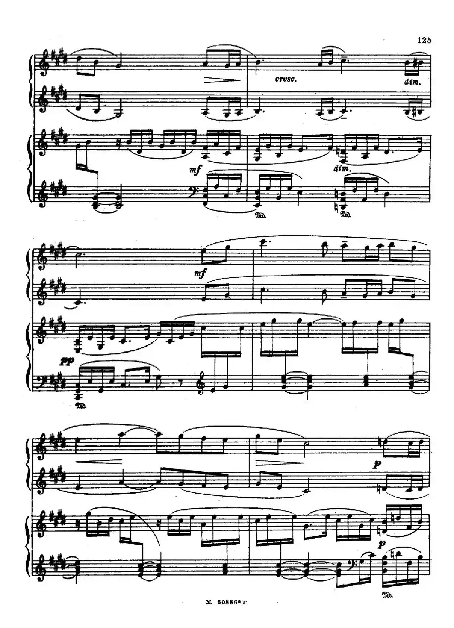 交响舞曲 Symphonic Dance Op.45（双钢琴）