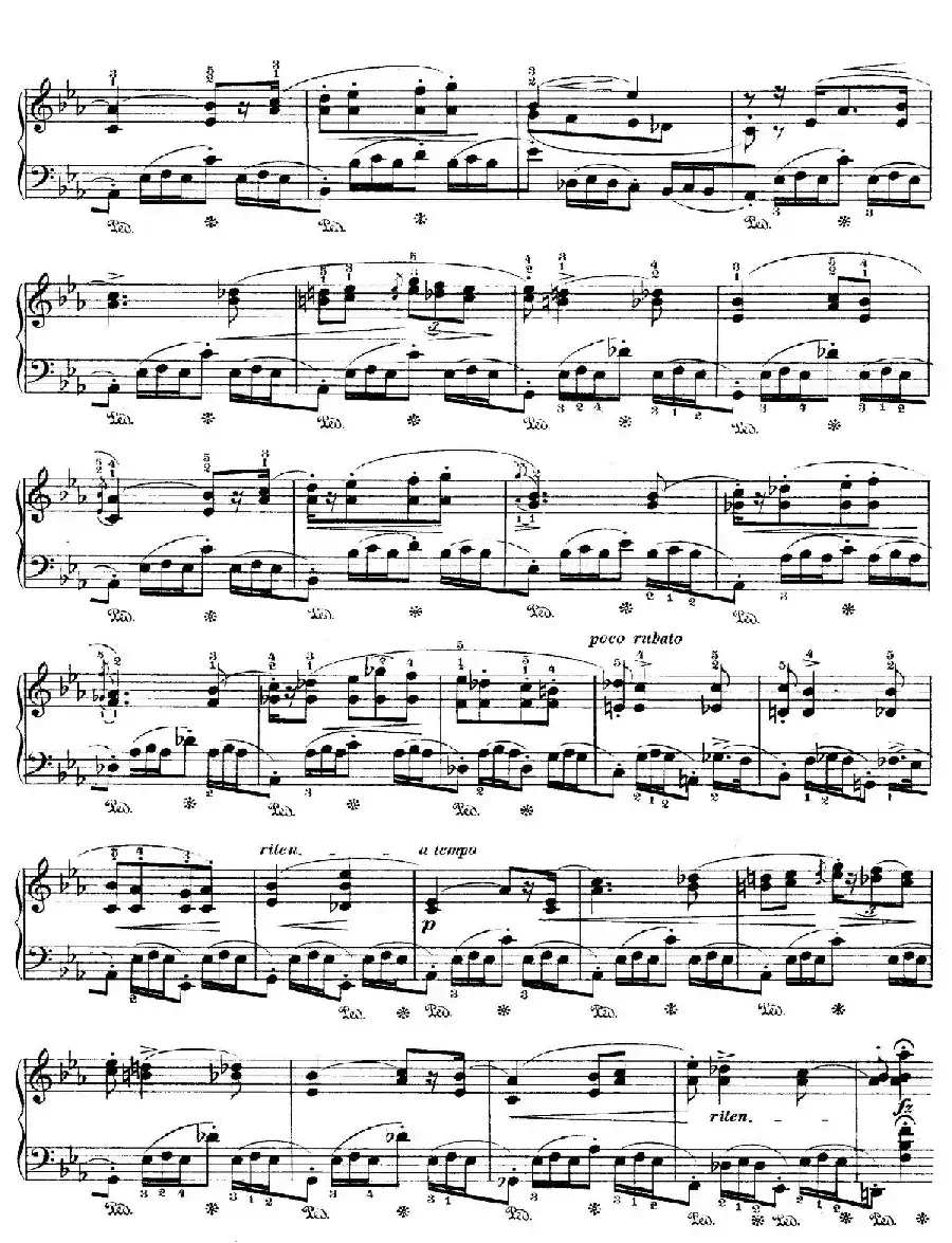 Rondo in E flat Major Op.16（降E大调回旋曲）