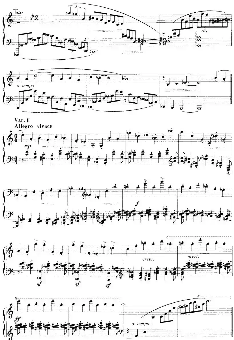 钢琴变奏曲（谢薇婧作曲版）