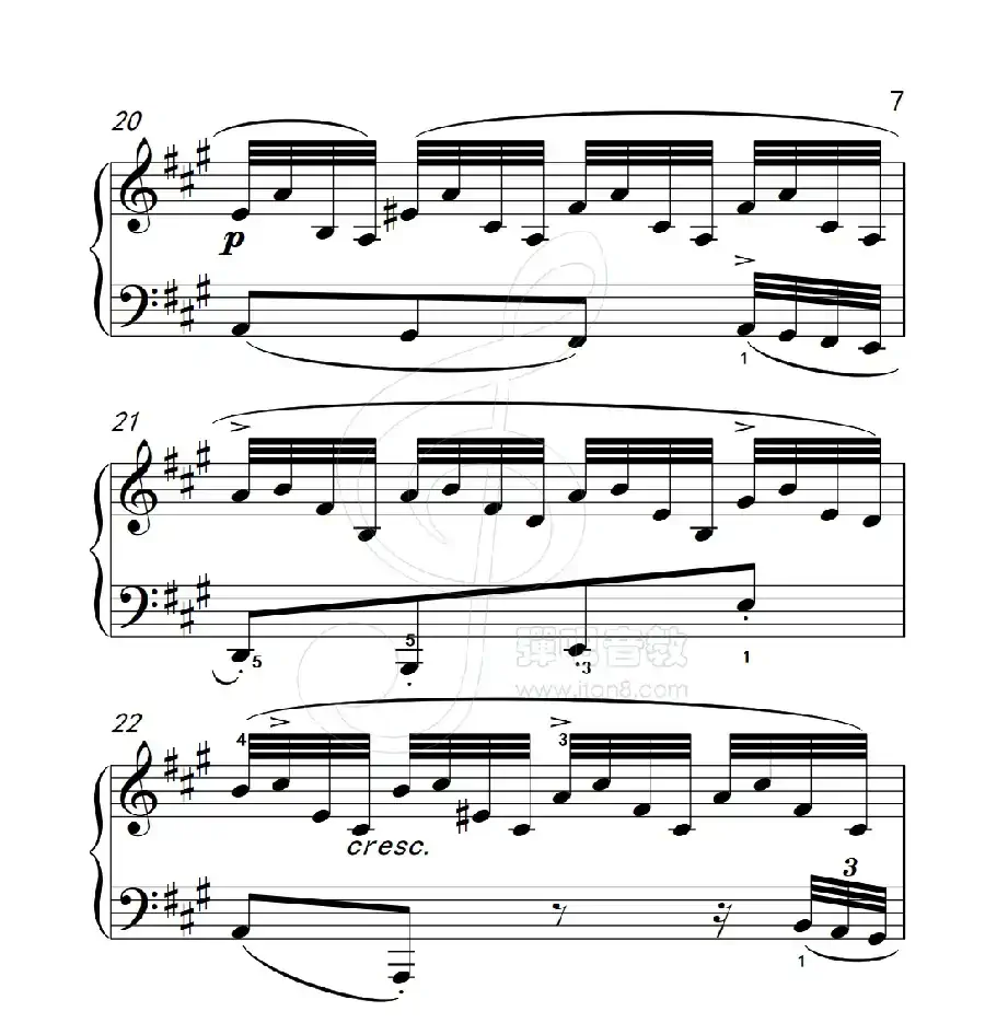 练习曲 38(克拉莫钢琴练习曲60首)