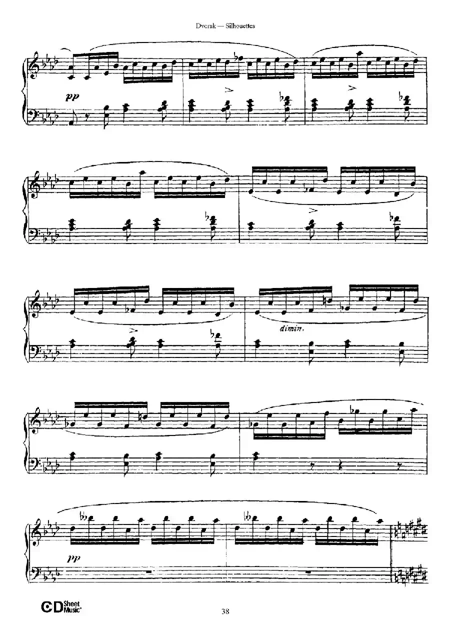 12 Silhouettes Op.8（12首剪影·12）