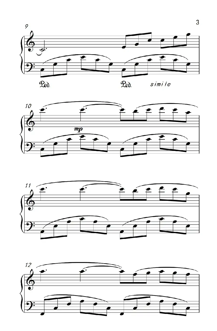 回忆 音乐剧《猫》主题曲（老年大学 钢琴教程 3）