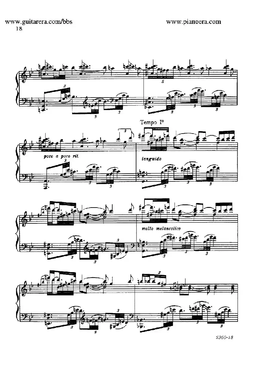 Fourth Piano Sonata S.360（第四钢琴奏鸣曲）