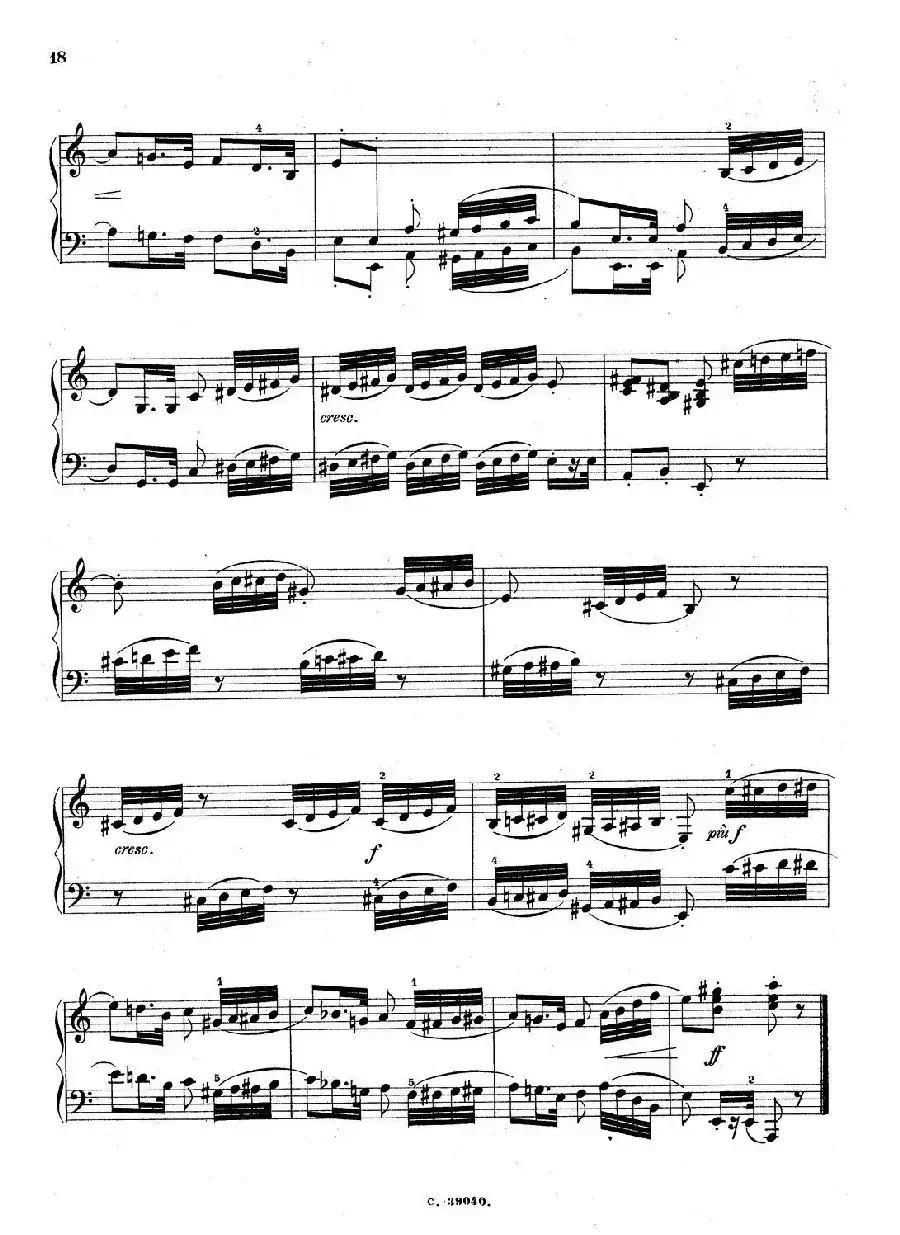 36 Etudes Rhythmiques et Melodiques Op.105（36首节奏与旋律练习曲 20—25）
