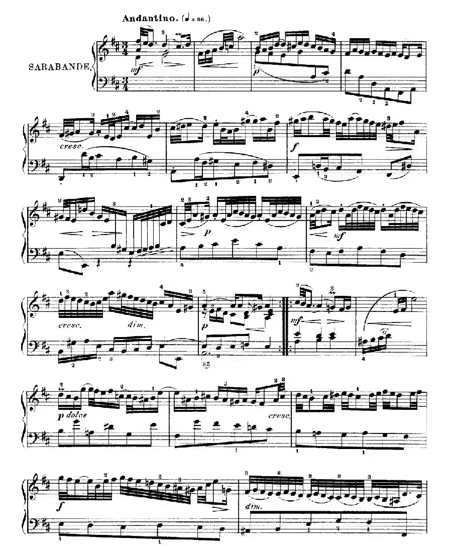 Six Partitas BWV 825-830（6首帕蒂塔·4）