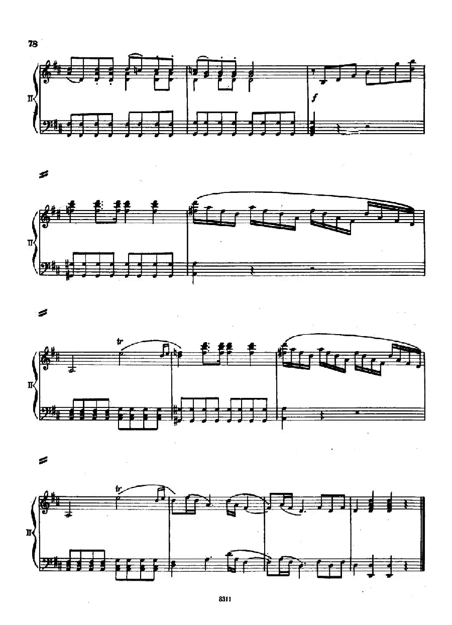 Concerto no 5 K 175 - 2 Piano（Ⅰ）