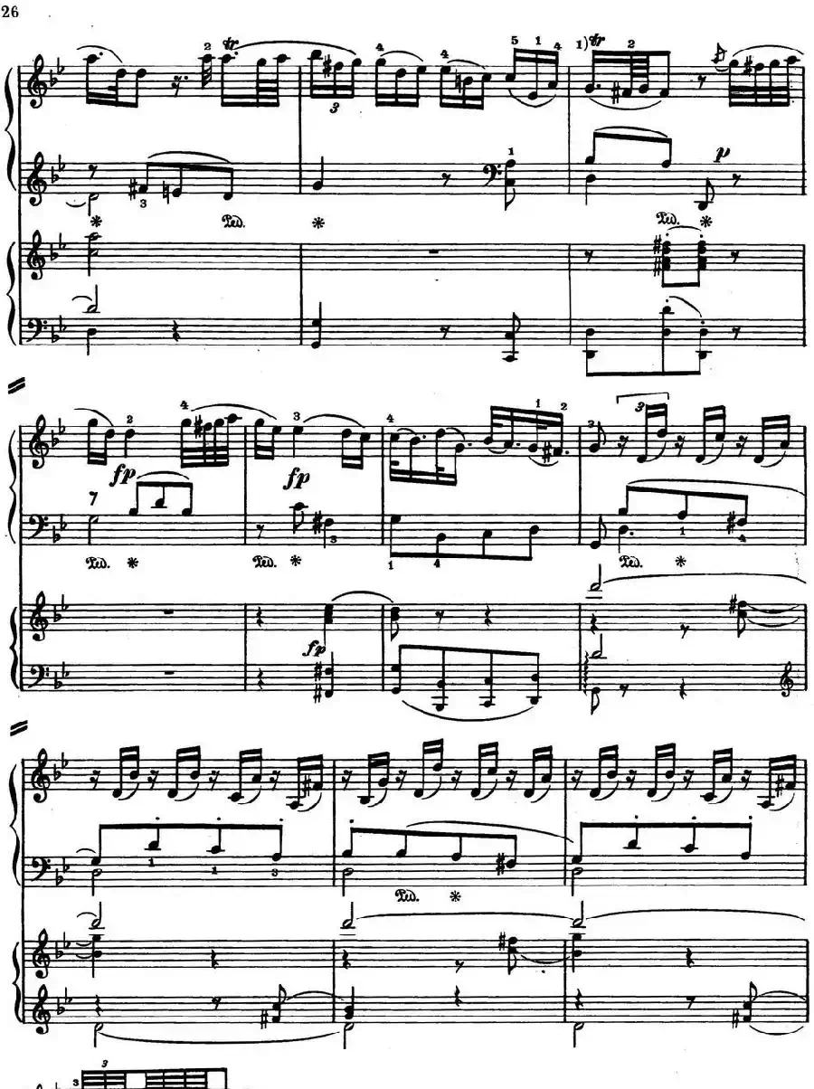 二十八部钢琴协奏曲 No.4