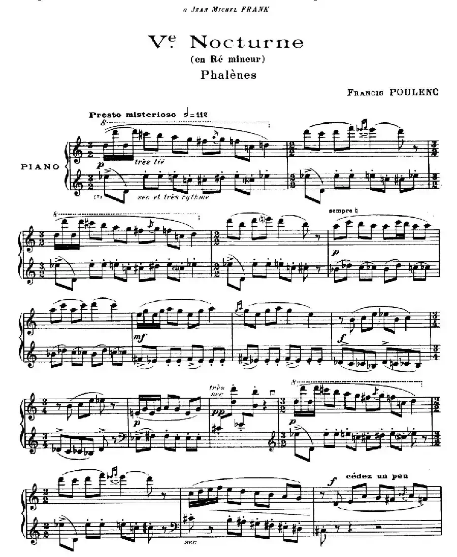 Eight Nocturnes （8首夜曲·Ⅴ）