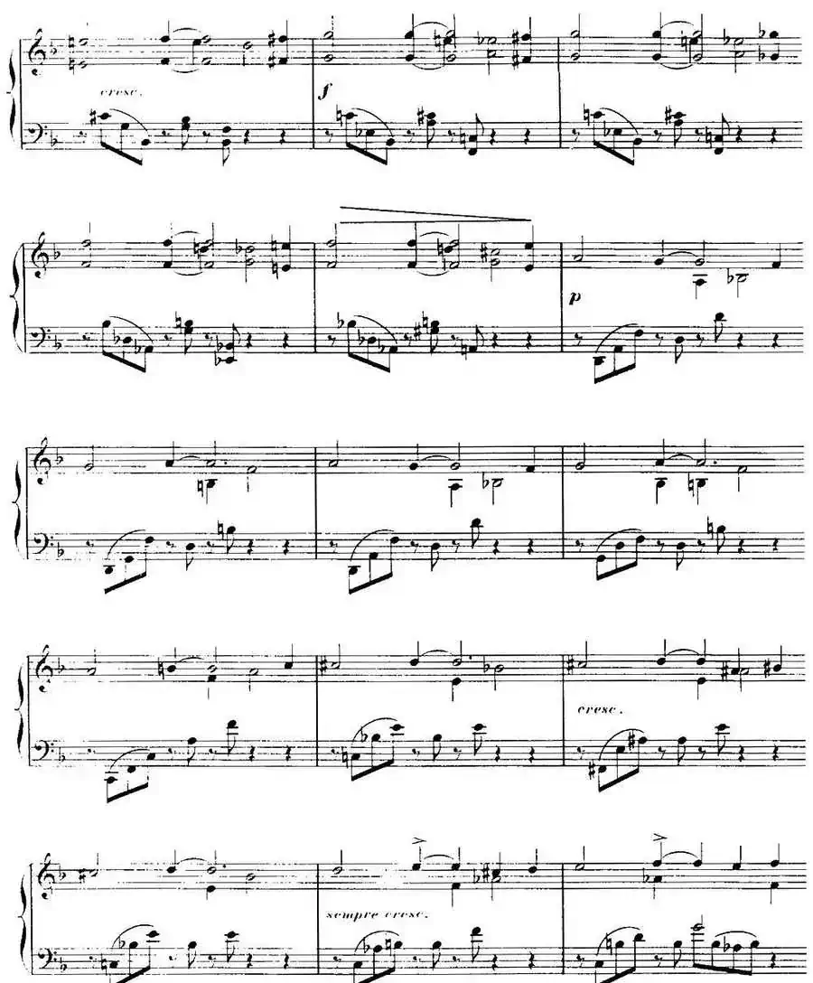 福雷13首船歌：Barcarolle No·7 in D min, Op·90