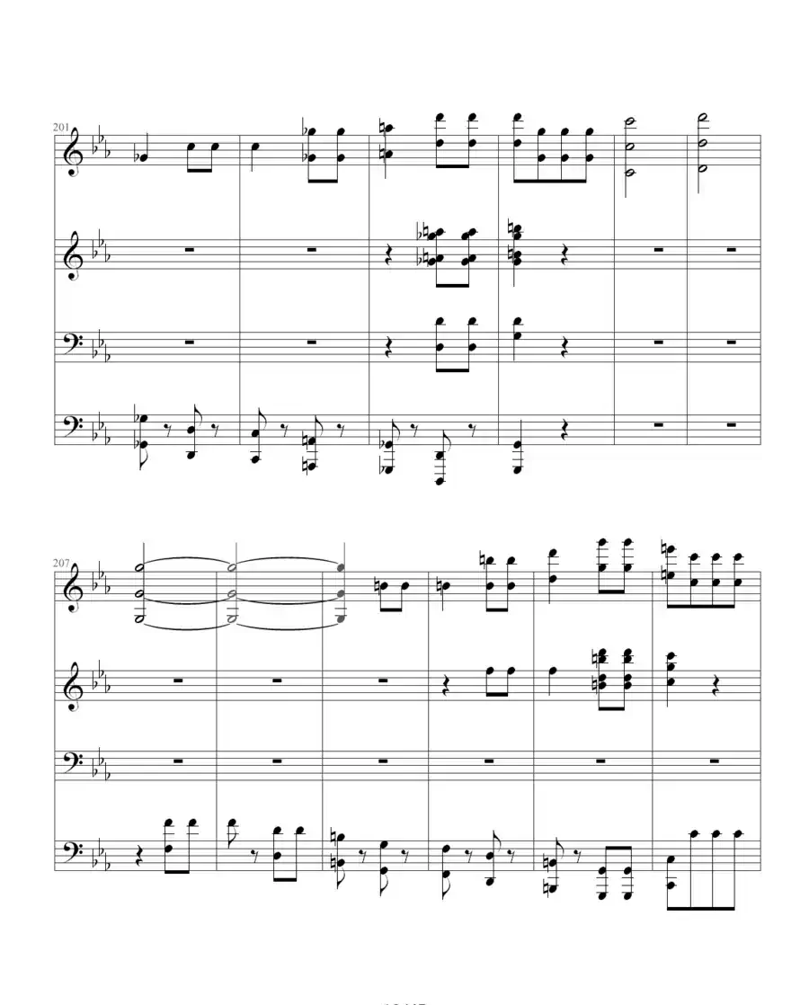 命运交响曲(四手联弹)