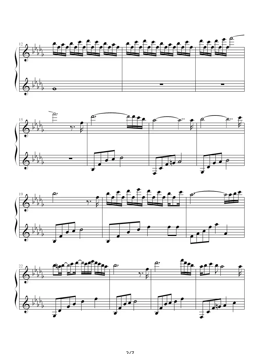 I miss you（幸运桔制谱版）