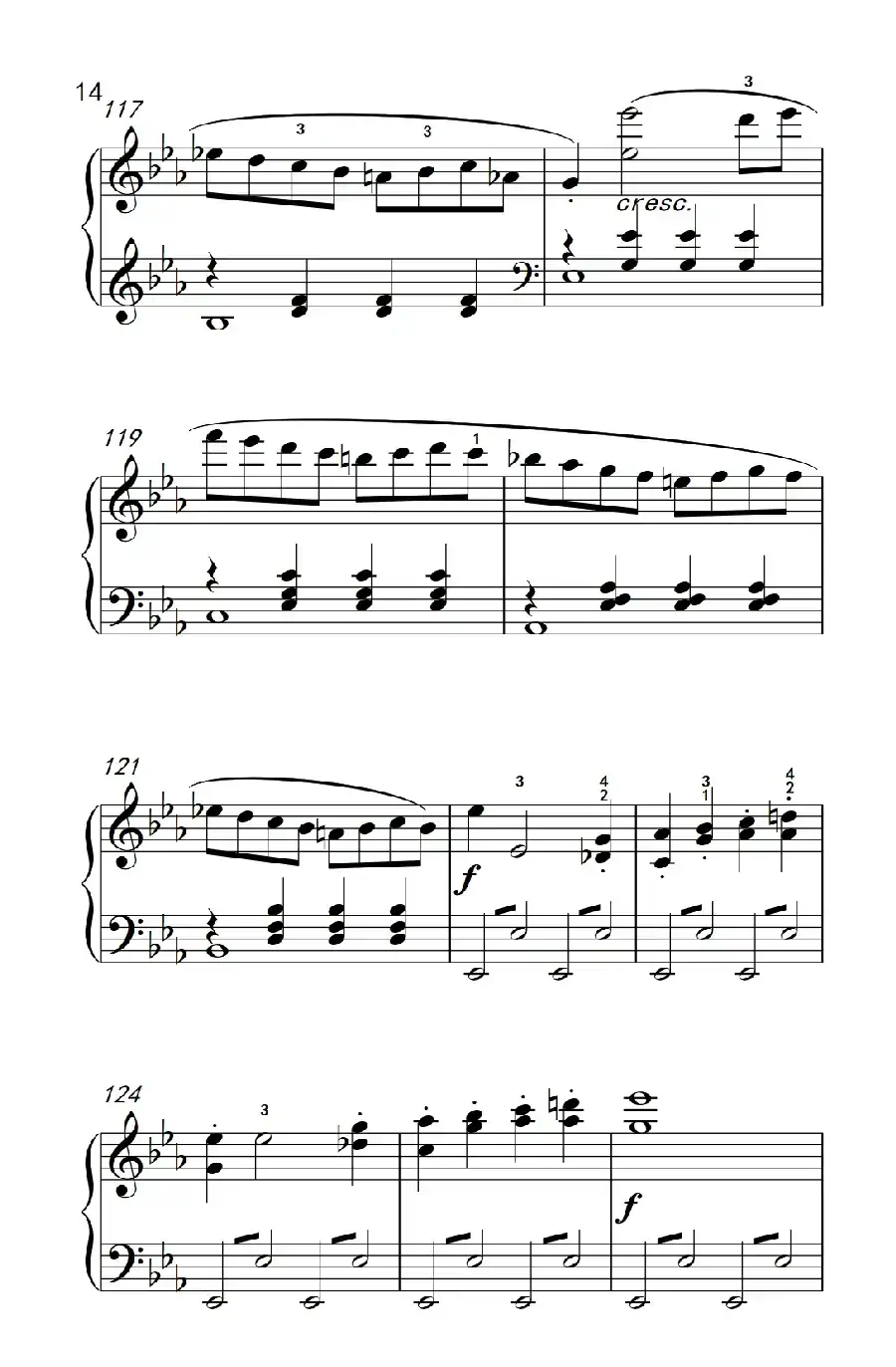 第八钢琴奏鸣曲（悲怆） 极慢的慢板序奏转辉煌的快板