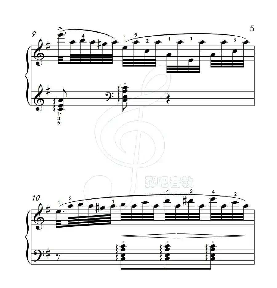 练习曲 58(克拉莫钢琴练习曲60首)