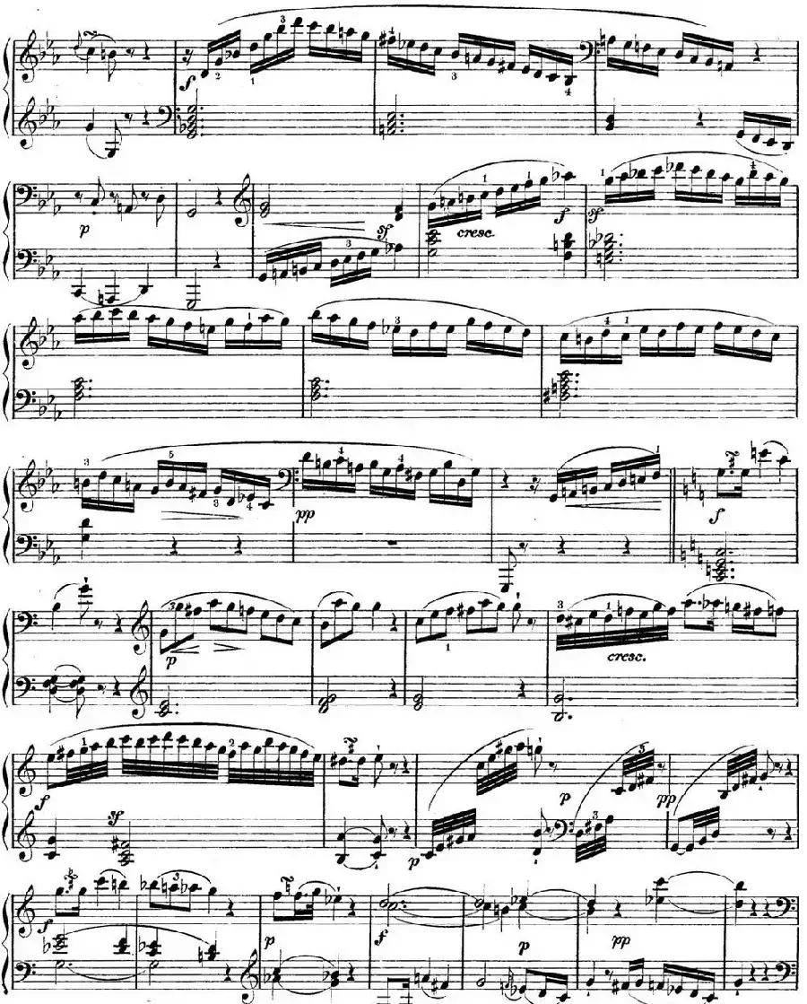 海顿 钢琴奏鸣曲 Hob XVI 48 in C major