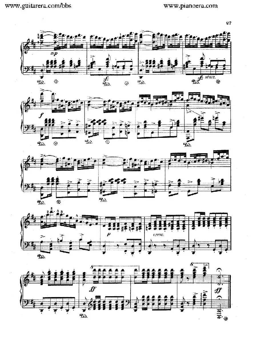 Spanish Dances Op.12（西班牙舞曲·钢琴独奏版）