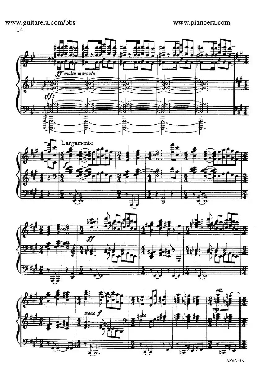 Fourth Piano Sonata S.360（第四钢琴奏鸣曲）