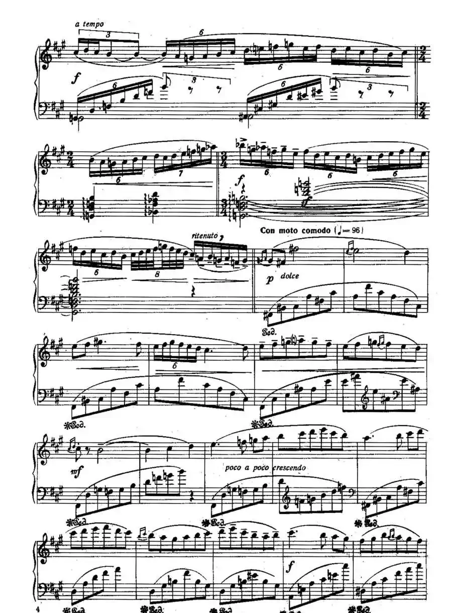 Six Préludes Exotiques Op·17（6首特色前奏曲·1）