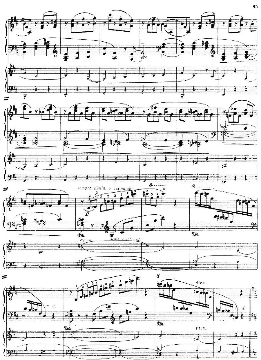 Piano Concerto No.2 in c Minor Op.50（c小调第二钢琴协奏曲·Ⅲ·双钢琴）