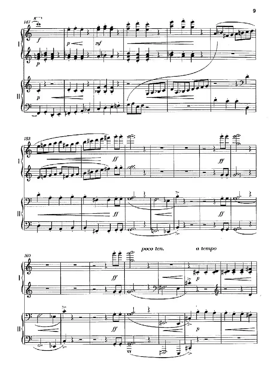 Vier Bagatellen Op.70（4首小品·Ⅰ·四手联弹）