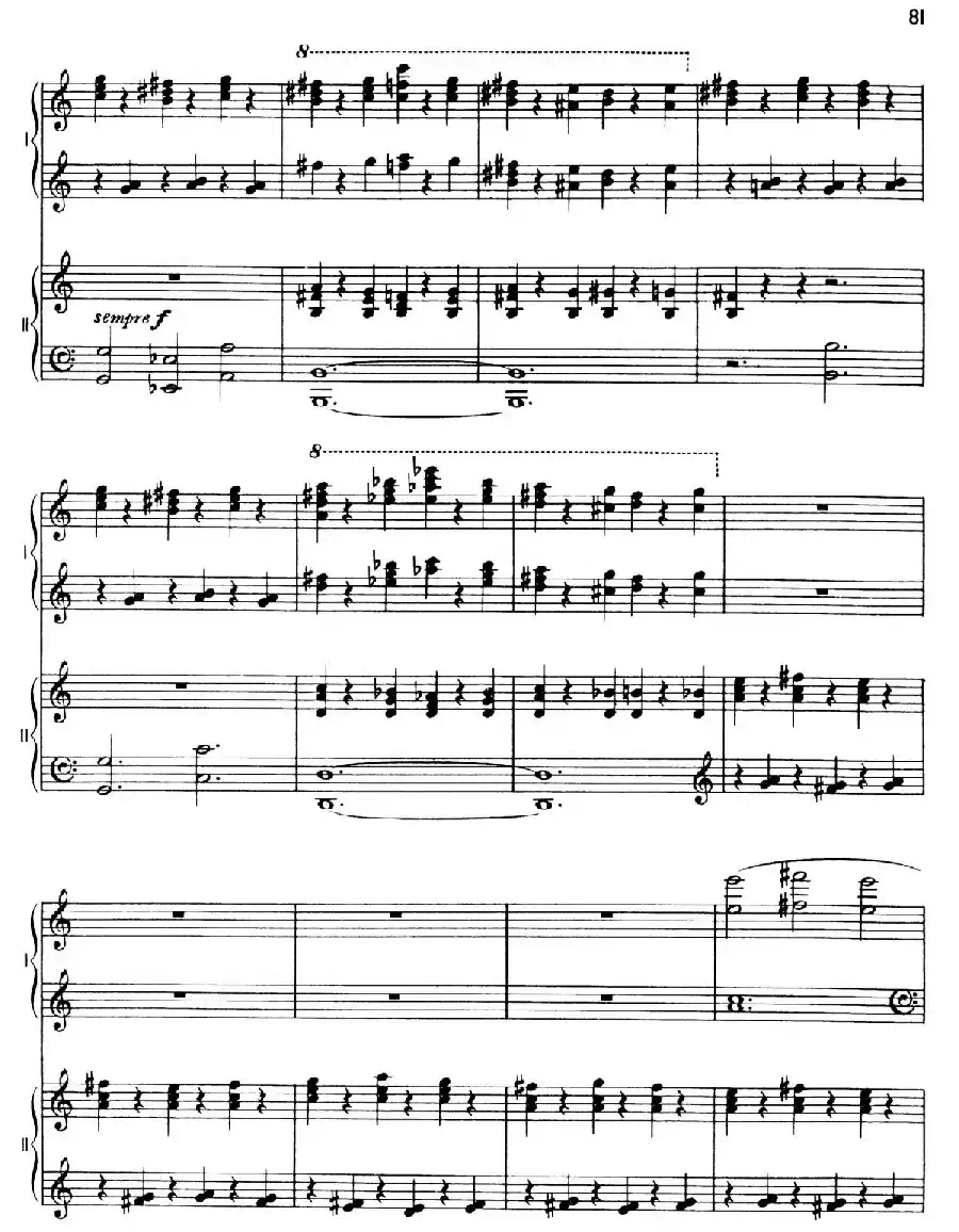 The Planets Op.32（双钢琴）（行星·第六乐章 天王星—魔术师）
