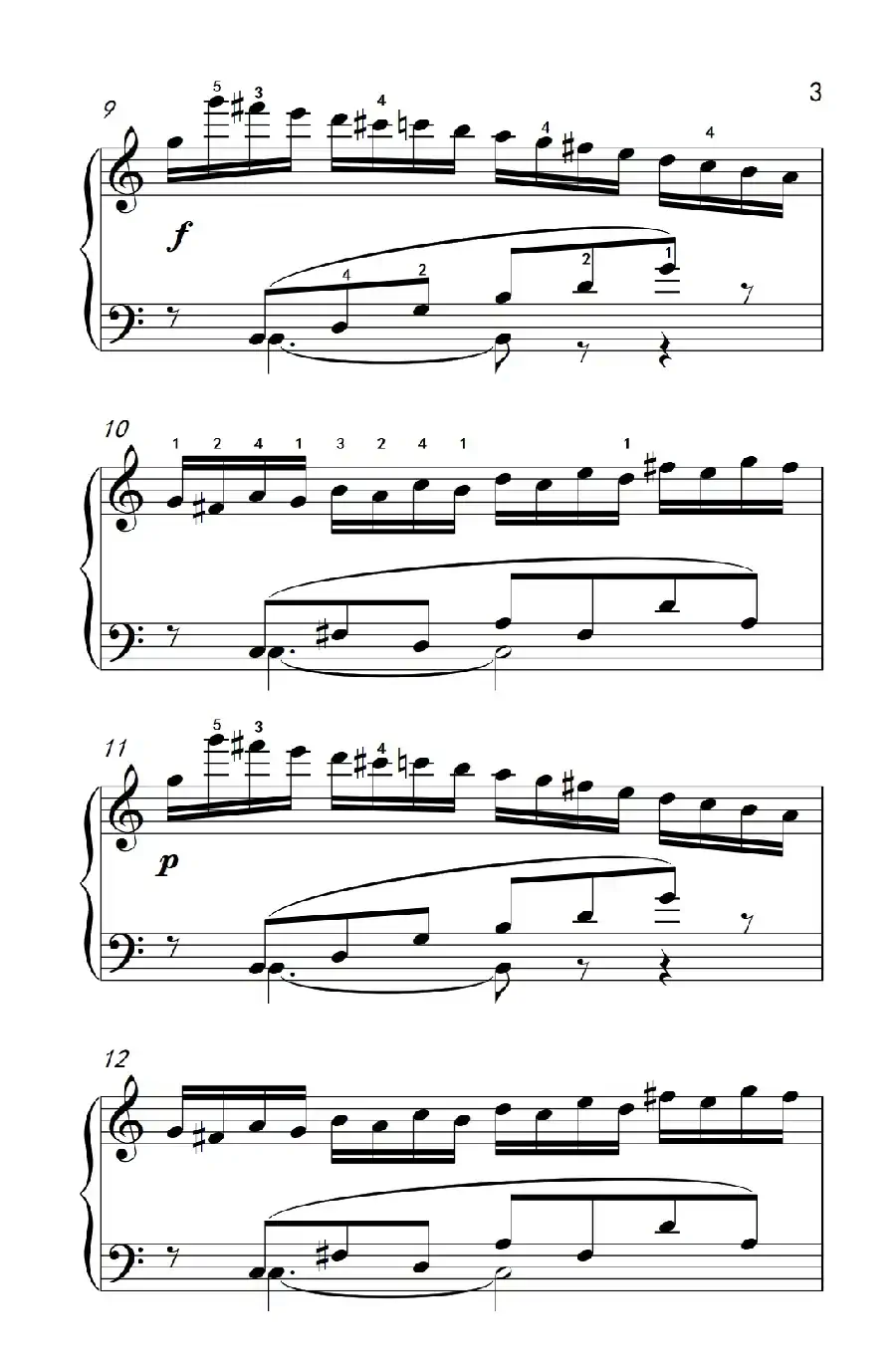 莫什科夫斯基 钢琴练习曲（第五首）