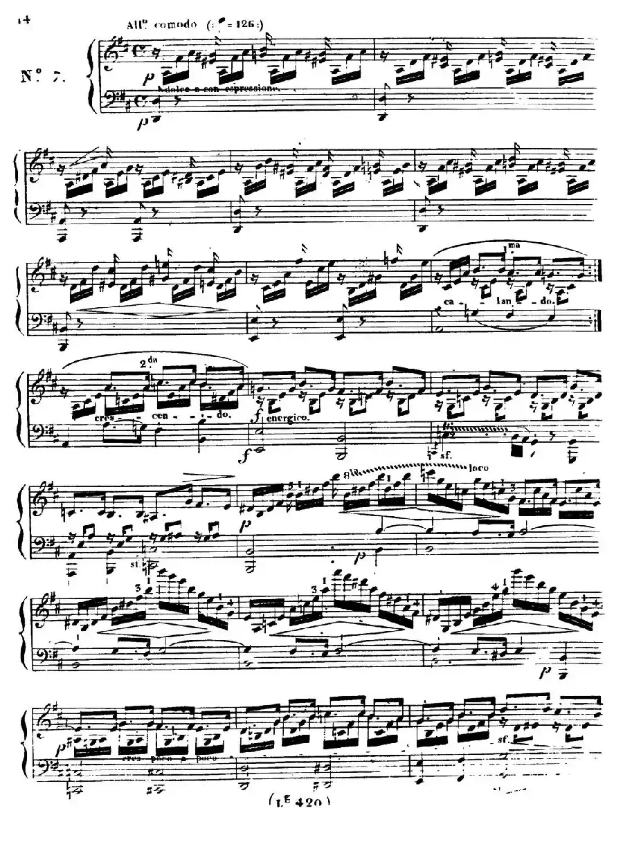24 Exercices et Preludes Op.21（24首前奏练习曲·7）
