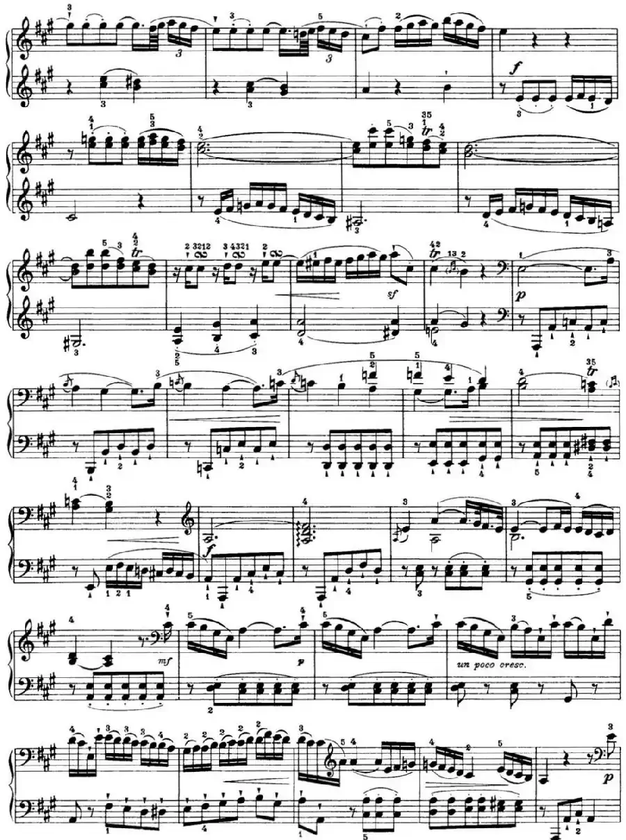 海顿 钢琴奏鸣曲 Hob XVI 19 Divertimento D major