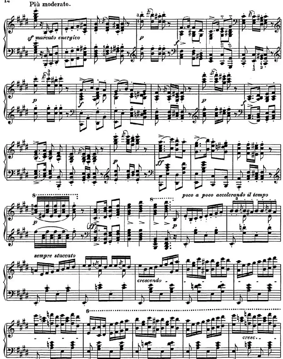 李斯特 匈牙利狂想曲 Hungarian Rhapsodies S.244 No.1