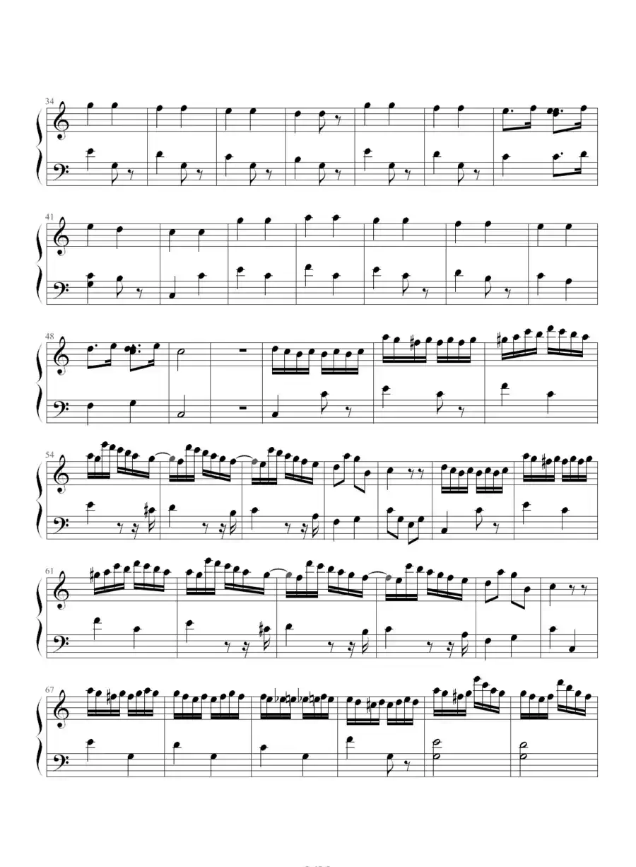 小星星变奏曲—莫扎特