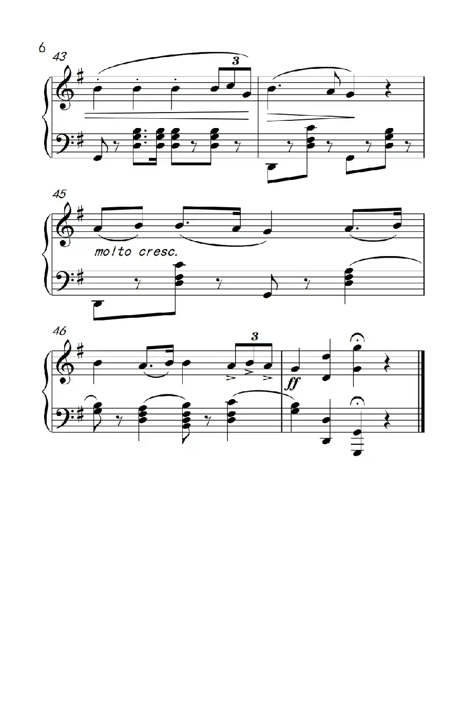 大进行曲（老年大学 钢琴教程 3）