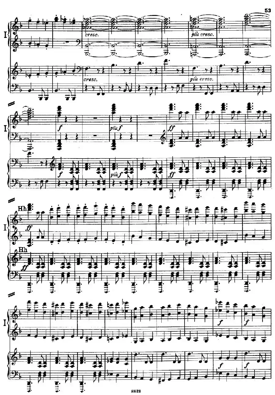 d小调第九交响曲 Op.125（双钢琴P53——62）
