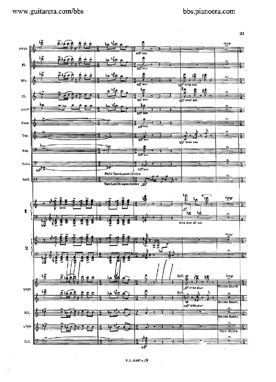 Concerto for 2 Pianos in d Minor（d小调双钢琴协奏曲·总谱）