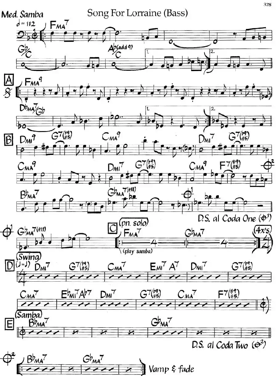 Song For Lorraine（爵士钢琴曲）