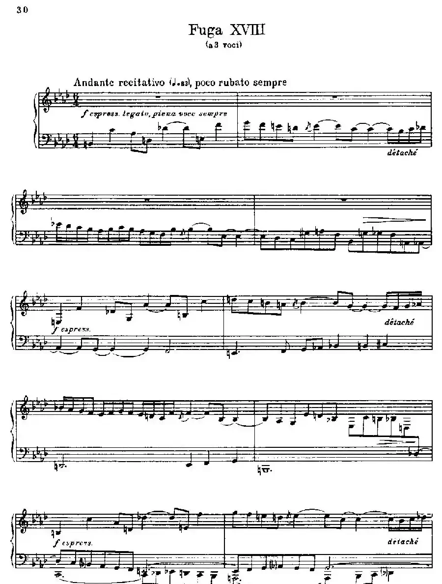24 Preludes and Fugues Part.2 Op.45（24首前奏曲与赋格·第二部分·18）