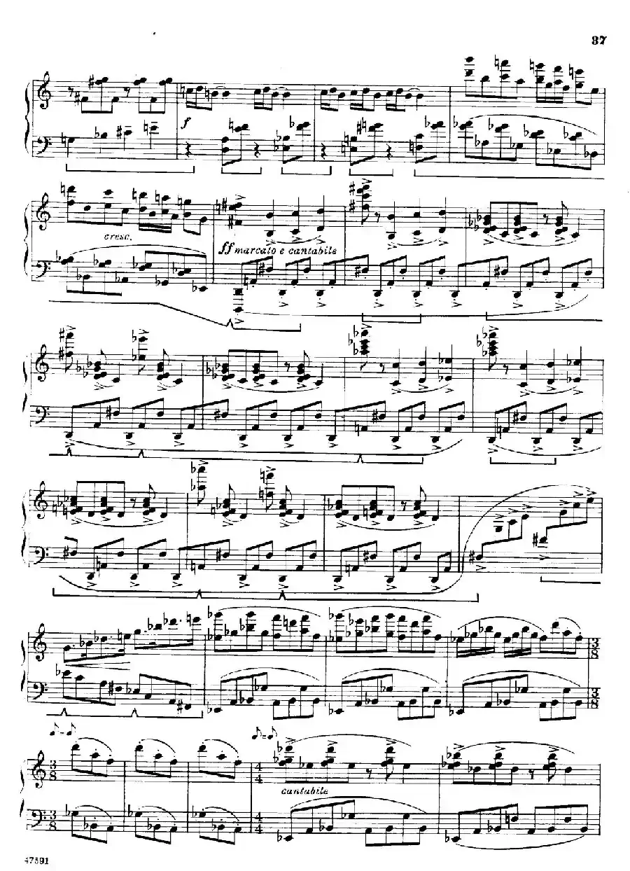 Piano Sonata in E-flat Major Op.95（降E大调钢琴奏鸣曲·Ⅲ）