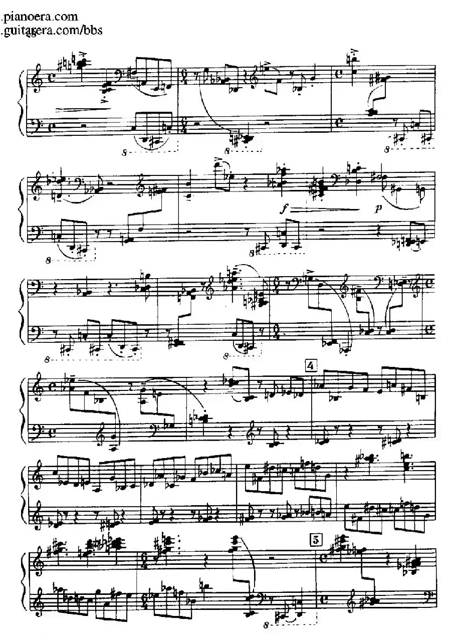 Piano Sonata（钢琴奏鸣曲· 第三乐章）