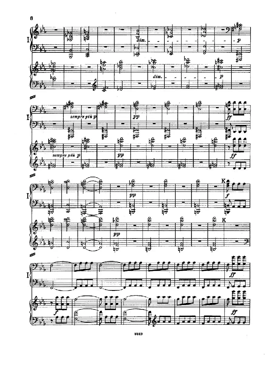 Symphony No.5 in c Minor Op.67（双钢琴版第1——2乐章）