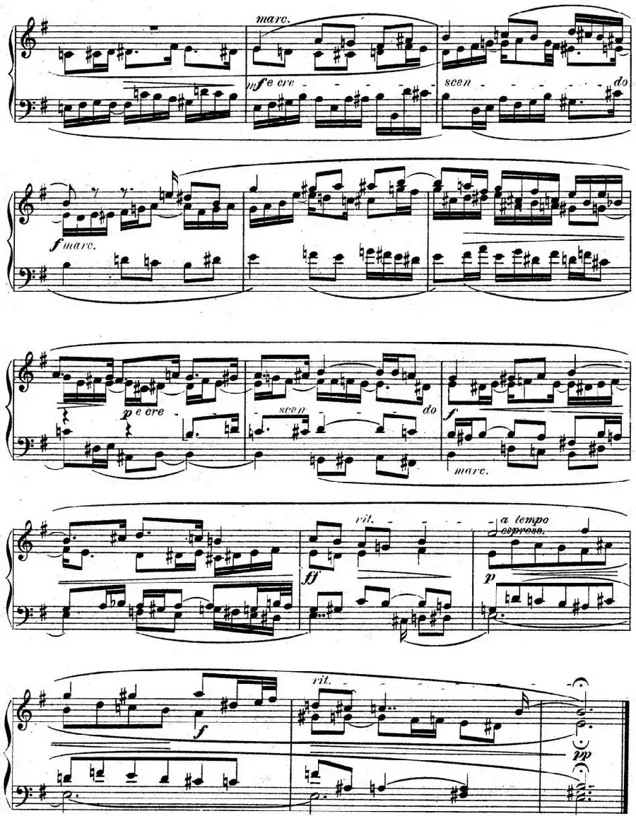 6 Preludes and Fugues Op.99（6首前奏曲与赋格·1）